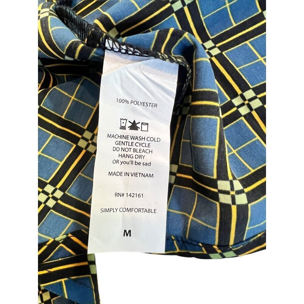 LuLaRoe Women's Blue & Black Lightweight Cardigan - Picture 6 of 6